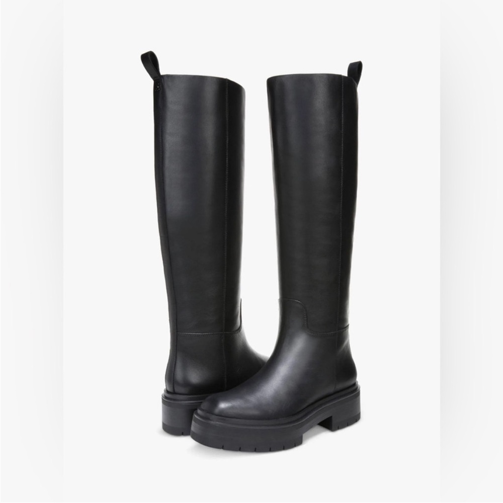 Sam Edelman Black Larina Waterproof Leather
Knee High Boots Womens size 9